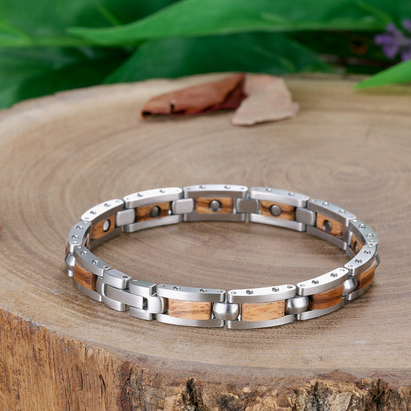 High Gauss Stainless Steel Couple Effective Magnetic Bracelets Benefits