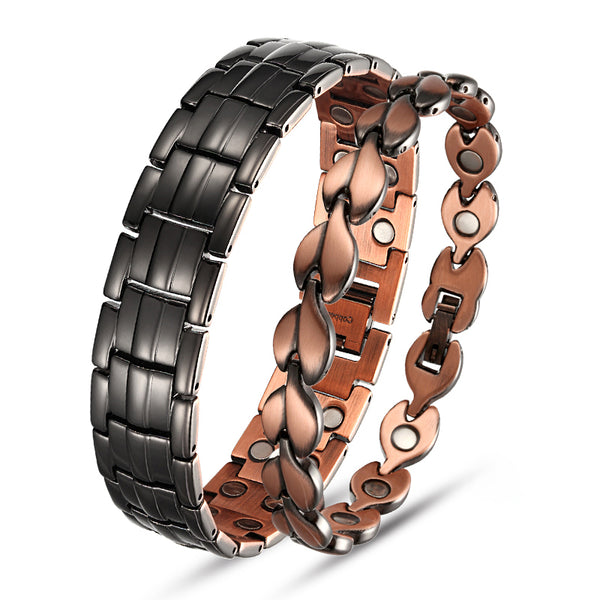 High Gauss Most Effective Powerful Magnetic Copper Couple Bracelet Benefits