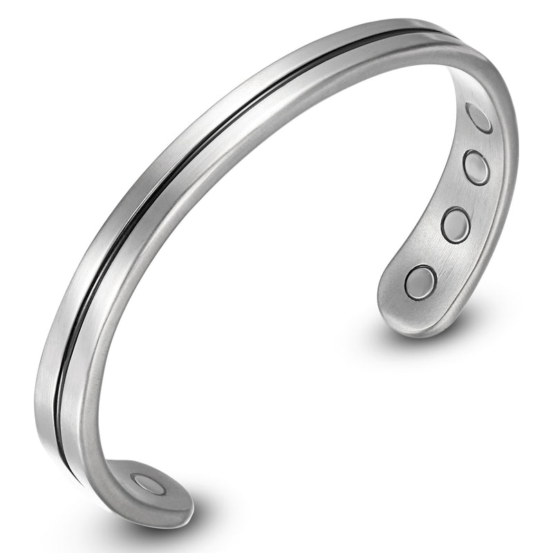 Rainso Light Titanium Magnetic Therapy Golf Bracelets Bangle Benefits