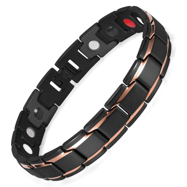 Powerful Mens Magnetic Therapy Bracelets for Pain Relief