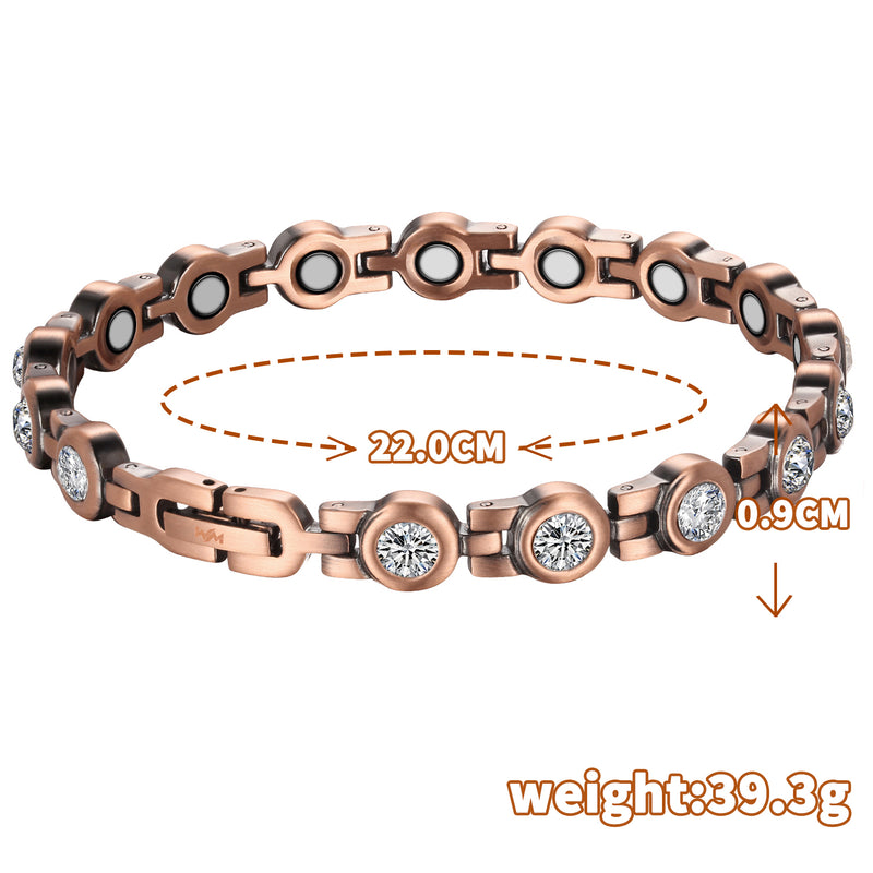 Promotion Most Effective Copper Magnetic Therapy Bracelet for Women